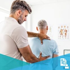 man receives spinal manipulation from a Chiropractor