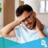 man with neck pain