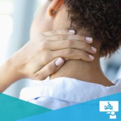woman with neck pain requires spinal manipulation