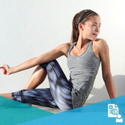 woman doing stretching exercise