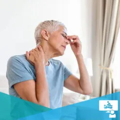 woman with chronic neck pain