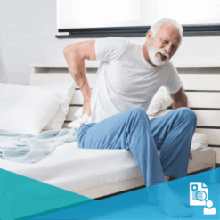 Older man living with low back pain