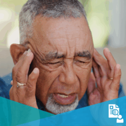 Elderly man with benign paroxysmal positional vertigo